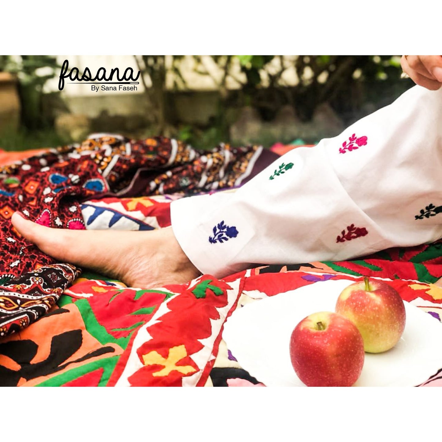 Bloom – Floral Thread work Shalwar