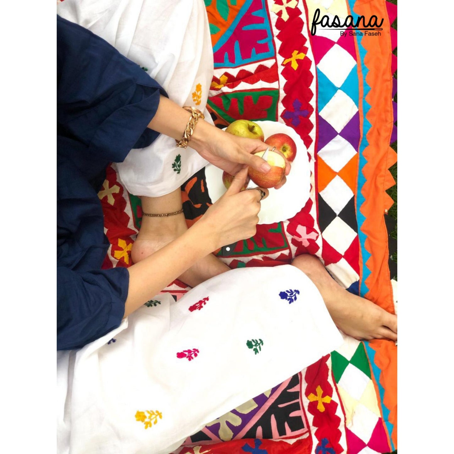 Bloom – Floral Thread work Shalwar