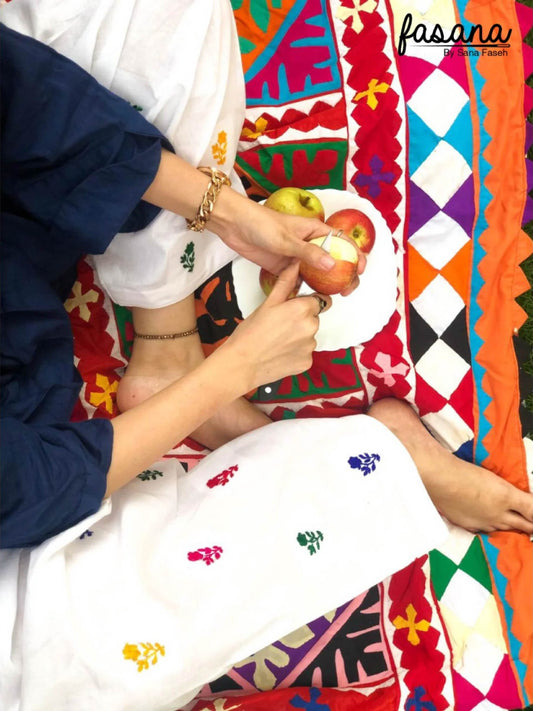 Bloom – Floral Thread work Shalwar